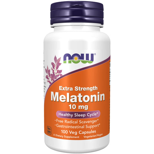 NOW Melatonin 10 mg / 100 veg cap