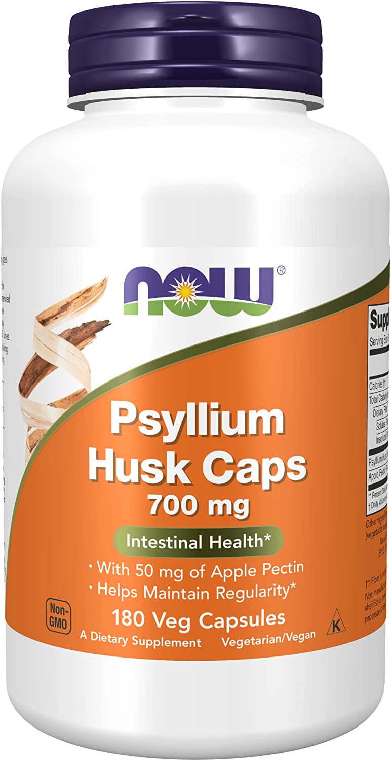 Psyllium Husk Caps 700mg 180 Veg Capsules