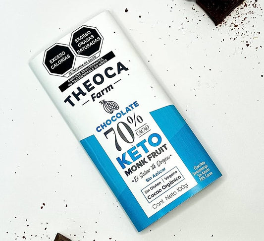THEOCA chocolate 70% cacao (endulzado con monk fruit)