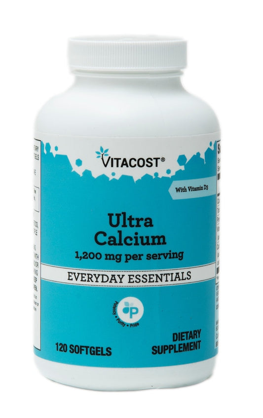 Ultra Calcium 1200 mg per serving with Vitamin D3 120 Softgels