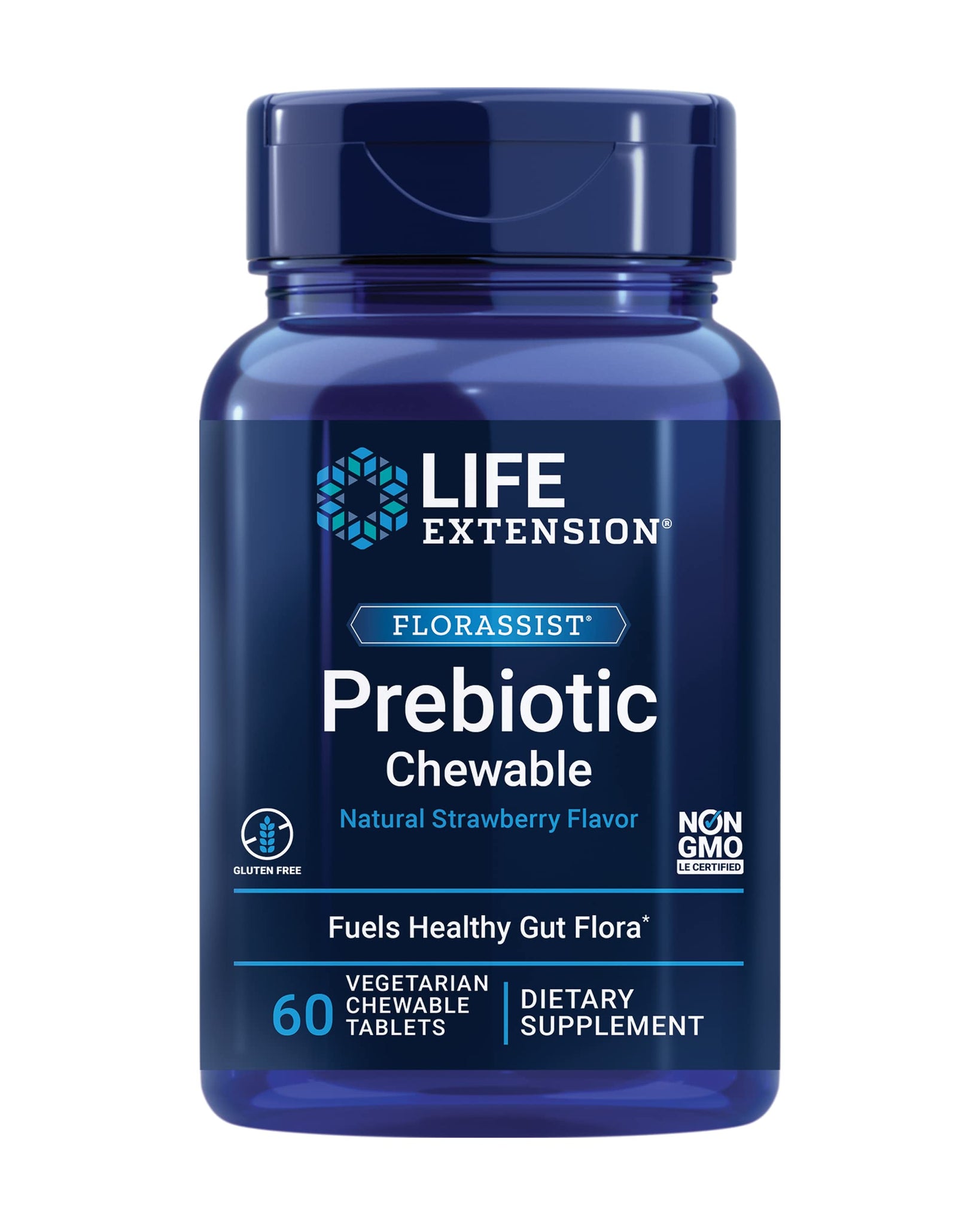 Florassist prebiotic chewable 60 vegetarian chewable tablets