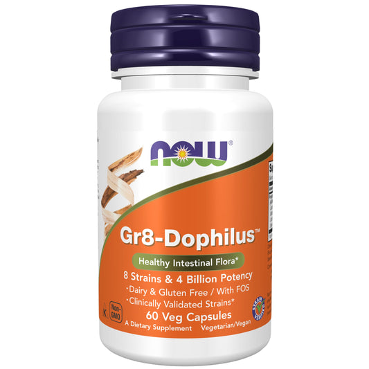 NOW Gr8-Dophilus / 60 Veg Capsulas