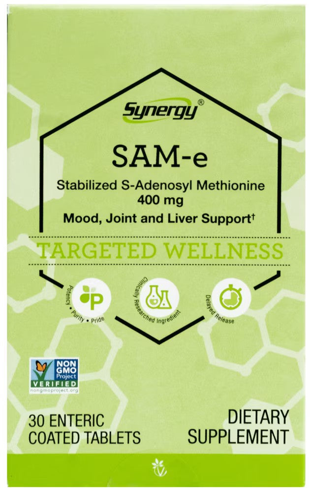 Vitacost Synergy SAM-e 400 mg 30 Enteric Coated Tabs