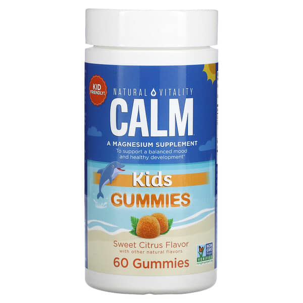 Calm kids 60 gummies sweet citrus