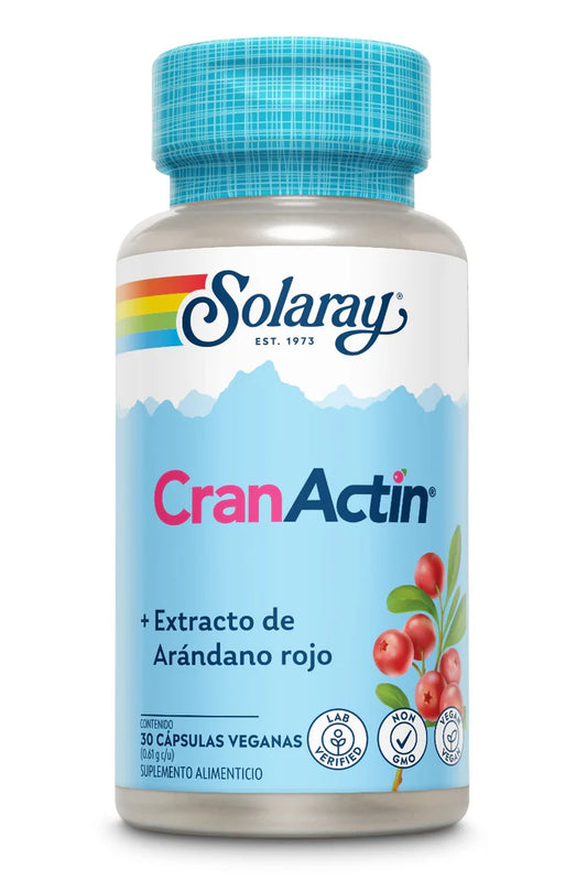 CranActin + Extracto de arandano rojo 30 caps veganas