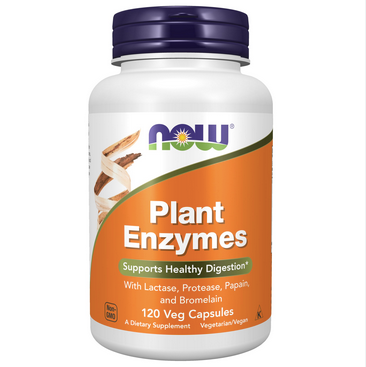 NOW FOODS, PLANT ENZYMES, 120 VEG CAPSULES