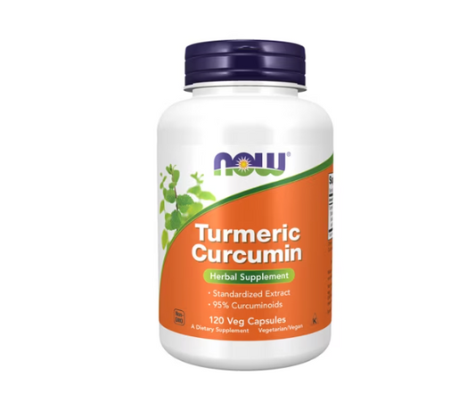 NOW Turmeric Curcumin -- 120 Vegetarian Capsules