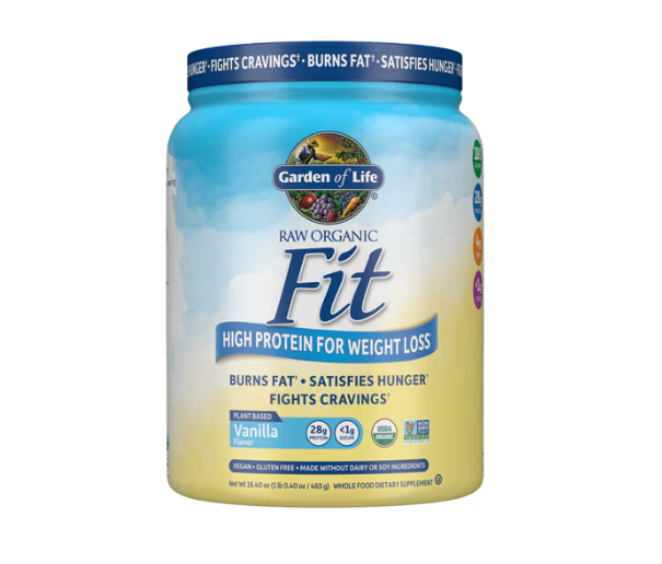 Garden of Life RAW Organic Fit High Protein for Weight Loss Vanilla -- 16.1 oz
