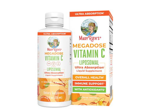 MaryRuth's Megadose Vitamin C Liposomal Citrus + Vanilla -- 7.6 fl oz