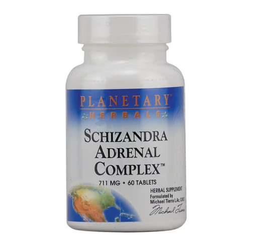 Planetary Herbals Schizandra Adrenal Complex -- 711 mg - 60 Tablets