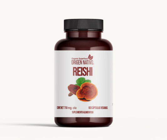 Hongo Reishi orgánico en cápsulas ORIGEN NATIVO
