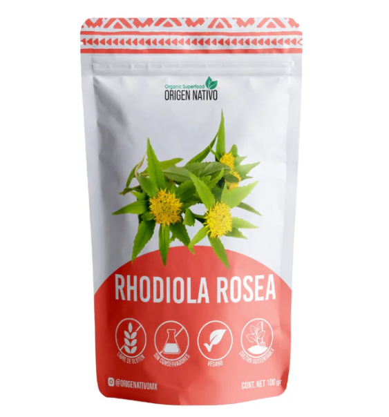 Origen Nativo  Rhodiola Orgánica en polvo