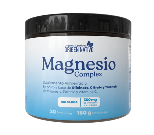 Origen Nativo  Magnesio Complex en polvo | Sin sabor