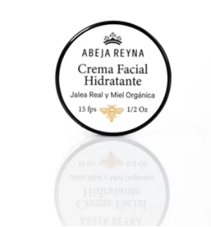 CREMA FACIAL HIDRATANTE DE JALEA REAL Y MIEL ORGANICA 0.5 OZ ABEJA REYNA
