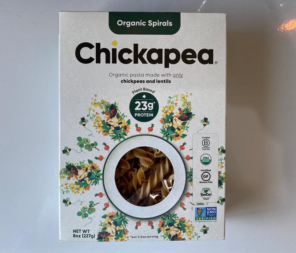 Chickapea organic spirals