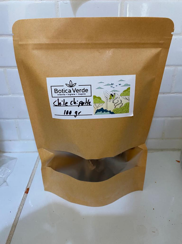 Chile chipotle 100g Botica Verde