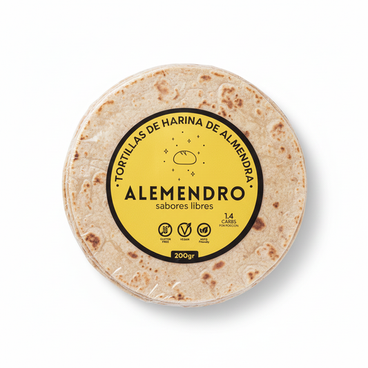 Tortillas de harina de almendra ALEMENDRO 200g