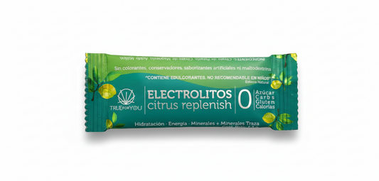 ELECTROLITOS TRUE FOR YOU CITRUS REPLENISH CONT.NETO:6.5 GR