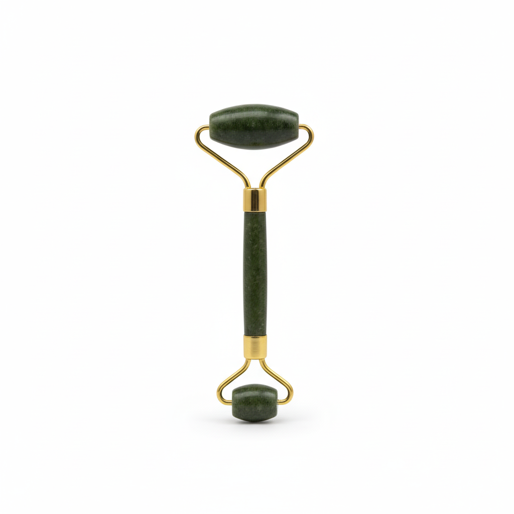 RODILLO DE JADE CUARZO VERDE BEAUTY FUNCIONAL