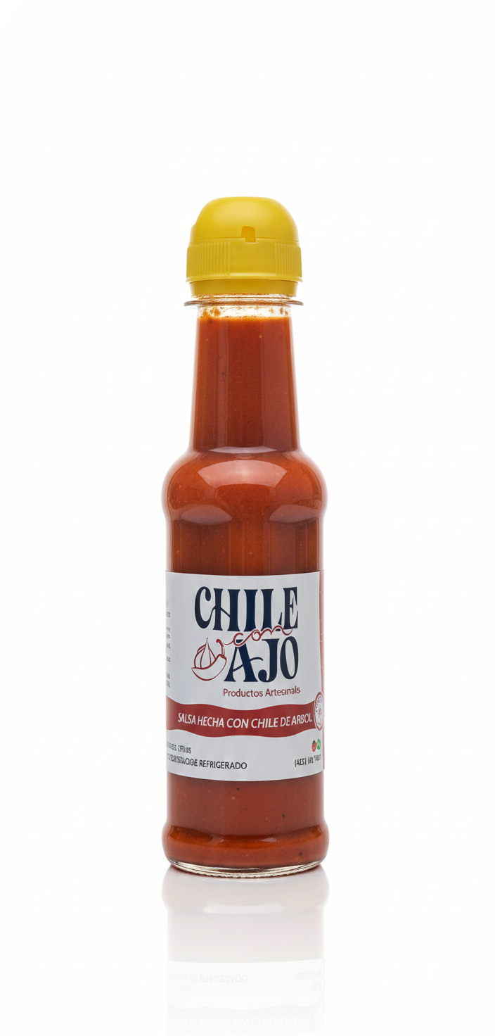 Salsa chile con ajo 180ml