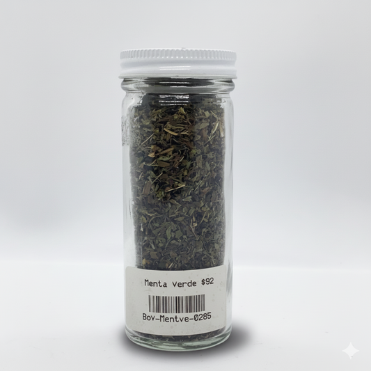 Menta verde frasco