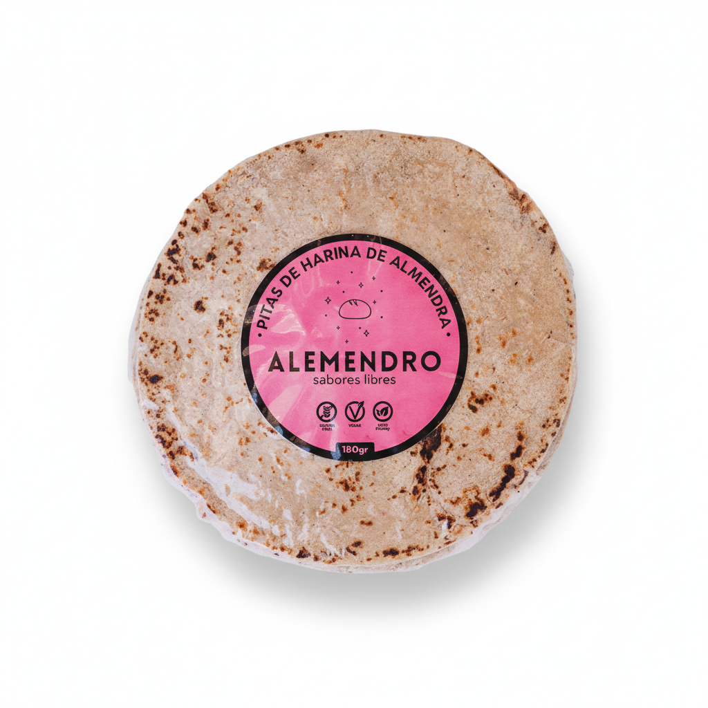 Pitas de harina de almendra 180g