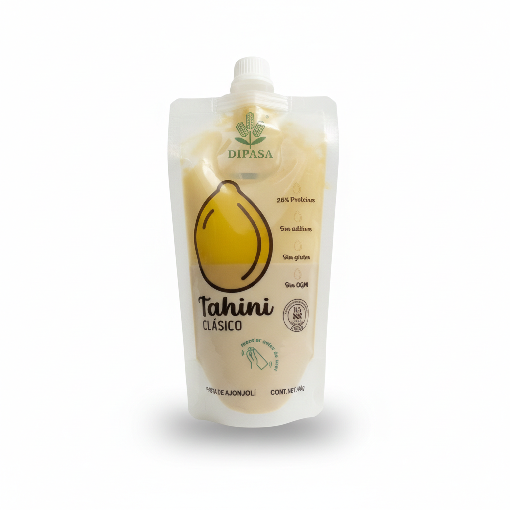 TAHINI BLANCO POUCH 200 GR DIPASA EL HUERTO DE CARMEN