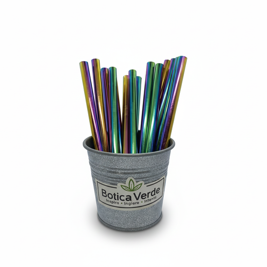 Popote tornasol grande