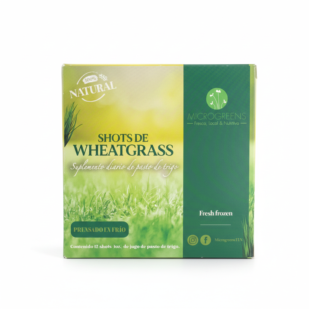 Shots de wheatgrass