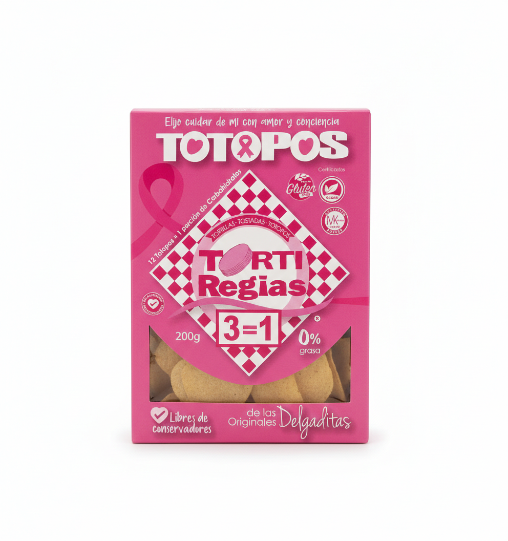 Totopos de tortiregias