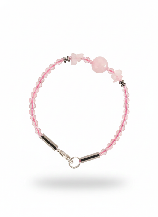 pulsera rosa de la india