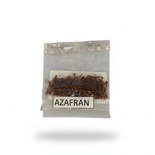 Azafrán sobre