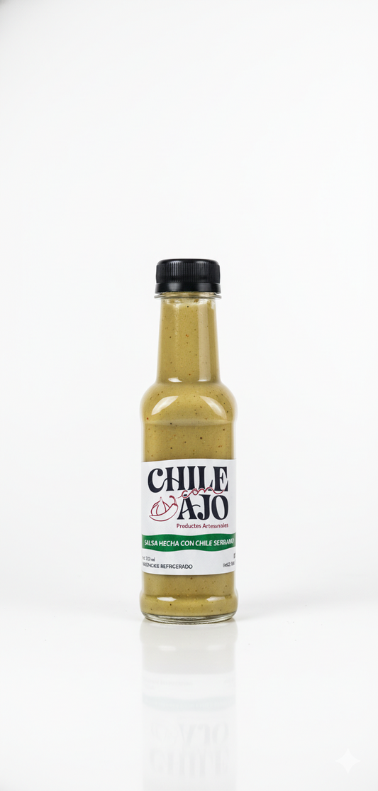 Salsa chile con ajo 180ml