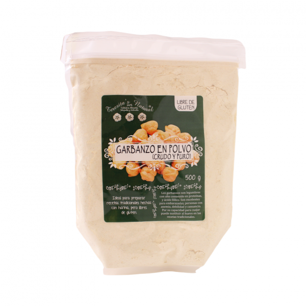 Garbanzo en polvo (crudo y puro) 500 g