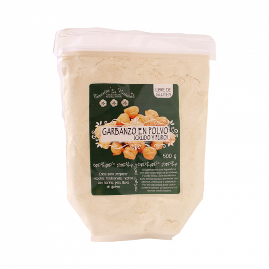 Garbanzo en polvo (crudo y puro) 500 g