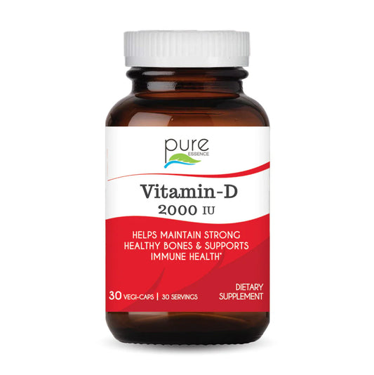 Pure Essence Labs Vitamin-D 2000 IU™ -- 30 Vegi-Caps
