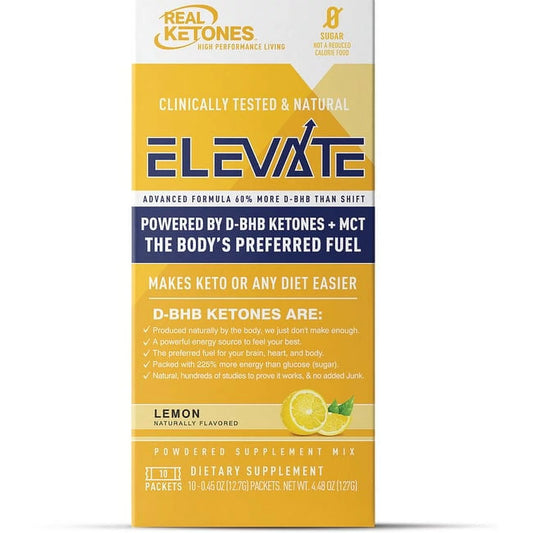 Real Ketones Elevate D-BHB Ketones + MCT Lemon