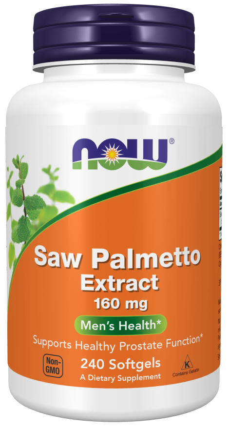 NOW Saw Palmetto Extract 160 mg 120 Softgels