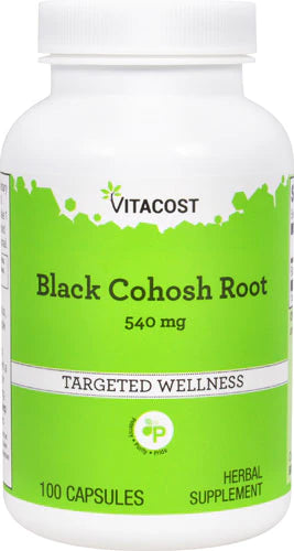 Vitacost Black Cohosh Root -- 540 mg - 100 Capsules