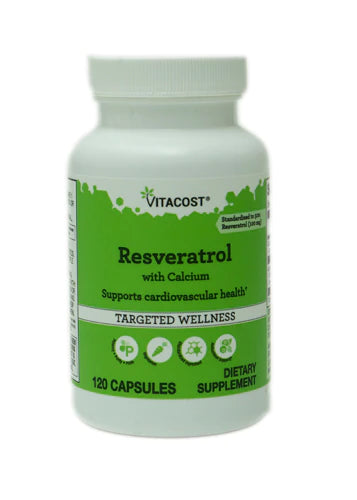 Vitacost Resveratrol with Calcium 100 mg - 120 Capsules