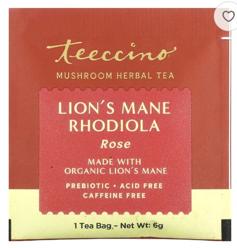 LIONS MANE RHODIOLA TEA