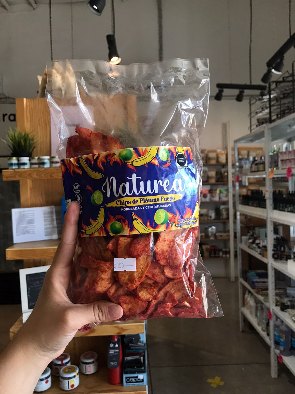 NATUREA CHIPS DE PEPINO FUEGO 250GR