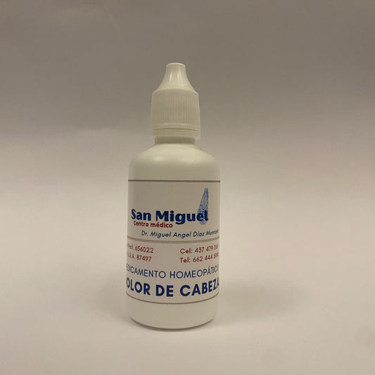 Medicamento Homeopático Dolor de Cabeza SAN MIGUEL
