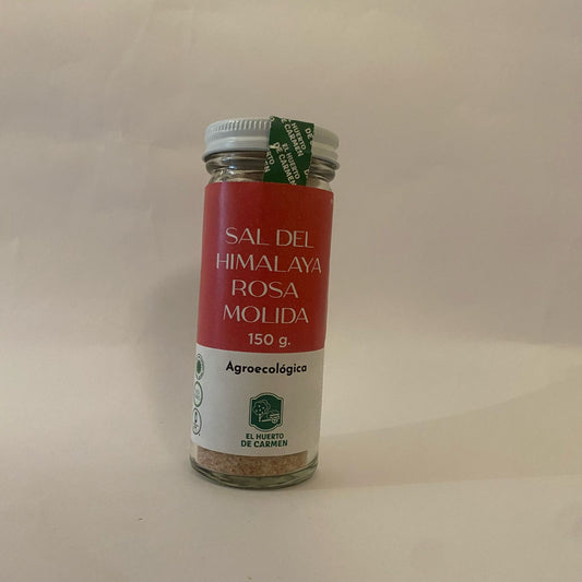 SAL DE HIMALAYA ROSA MOLIDA FRASCO 150 GR EL HUERTO DE CARMEN