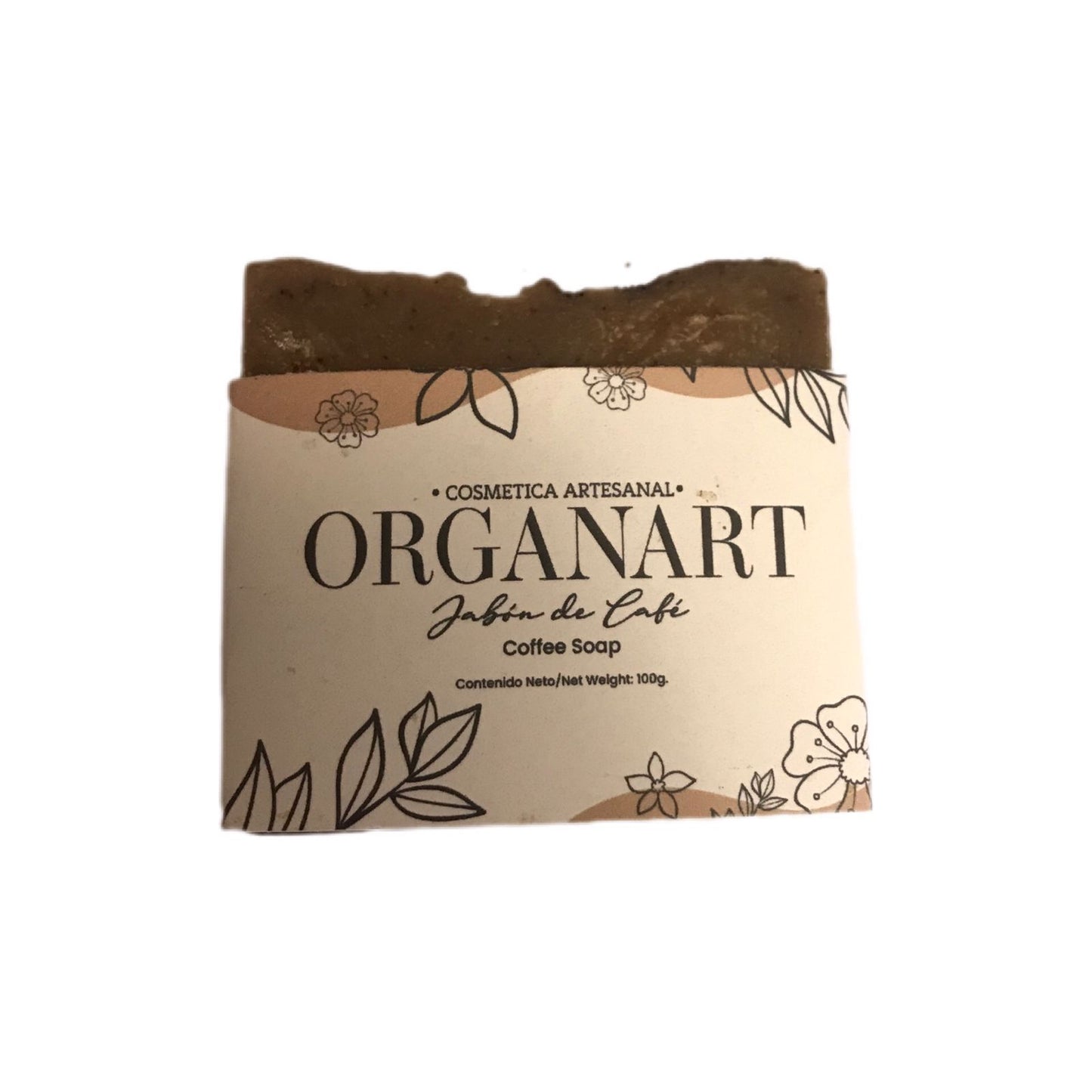 JABON DE CAFE ORGANART CONT.NETO 100 GR