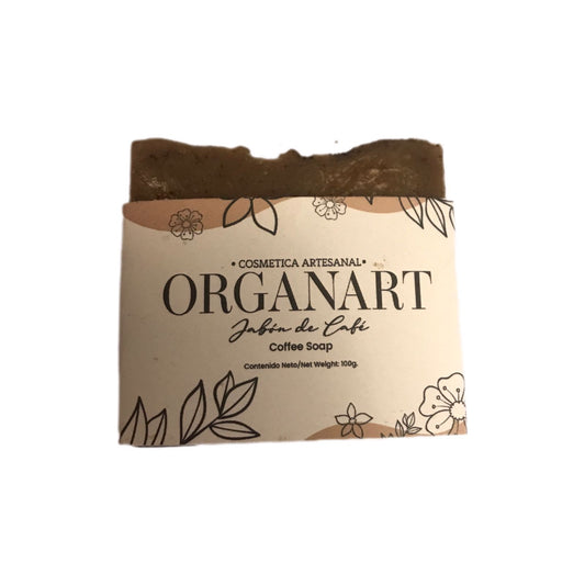 JABON DE CAFE ORGANART CONT.NETO 100 GR