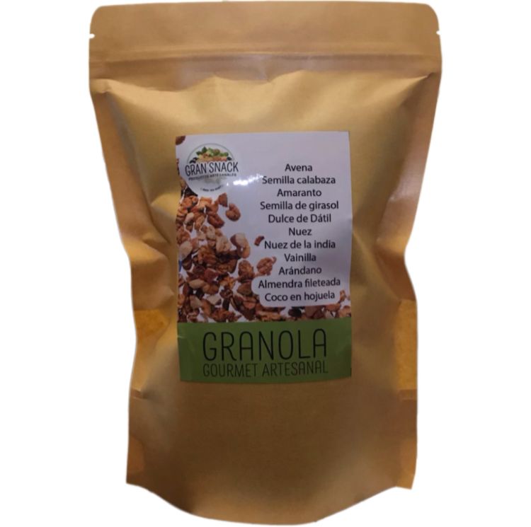 GRANOLA GOURMET ARTESANAL GRAN SNACK