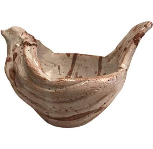 SALSERA MEDIANA FORMA DE GALLINA DE CERAMICA