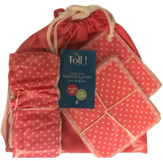 SET DESMAQUILLANTE REUSABLE TOLL BY PAULA CALIXTO