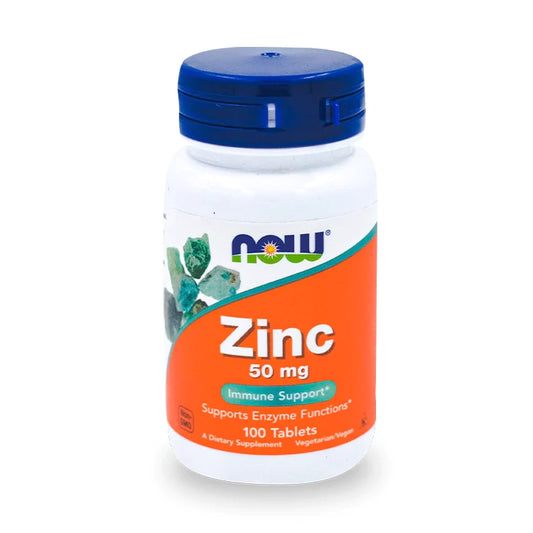 NOW Zinc 50 mg - 100 Tablets